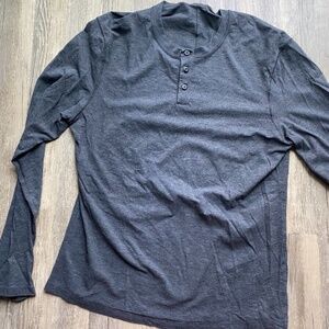 Lululemon grey Long-Sleeve Henley